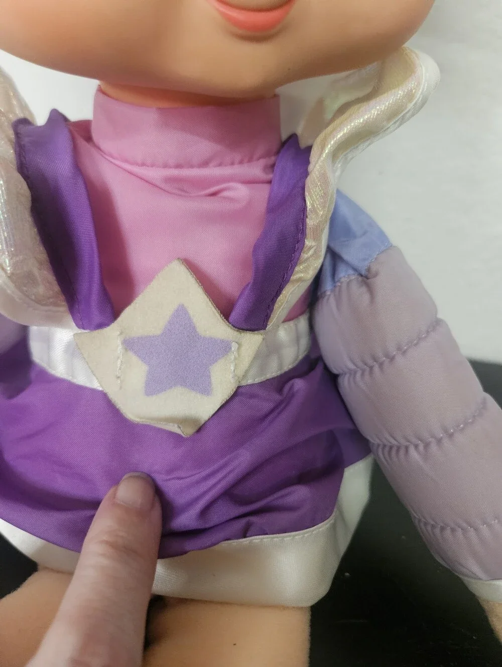 Vintage Rainbow Brite Shy Violet Large 18” Plush Doll Hallmark Mattel 1983 VTG